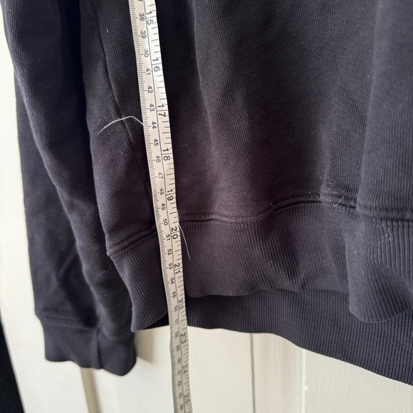 Joah Brown Black Low V Back “Get It” Sweatshirt - Picture 13 of 14